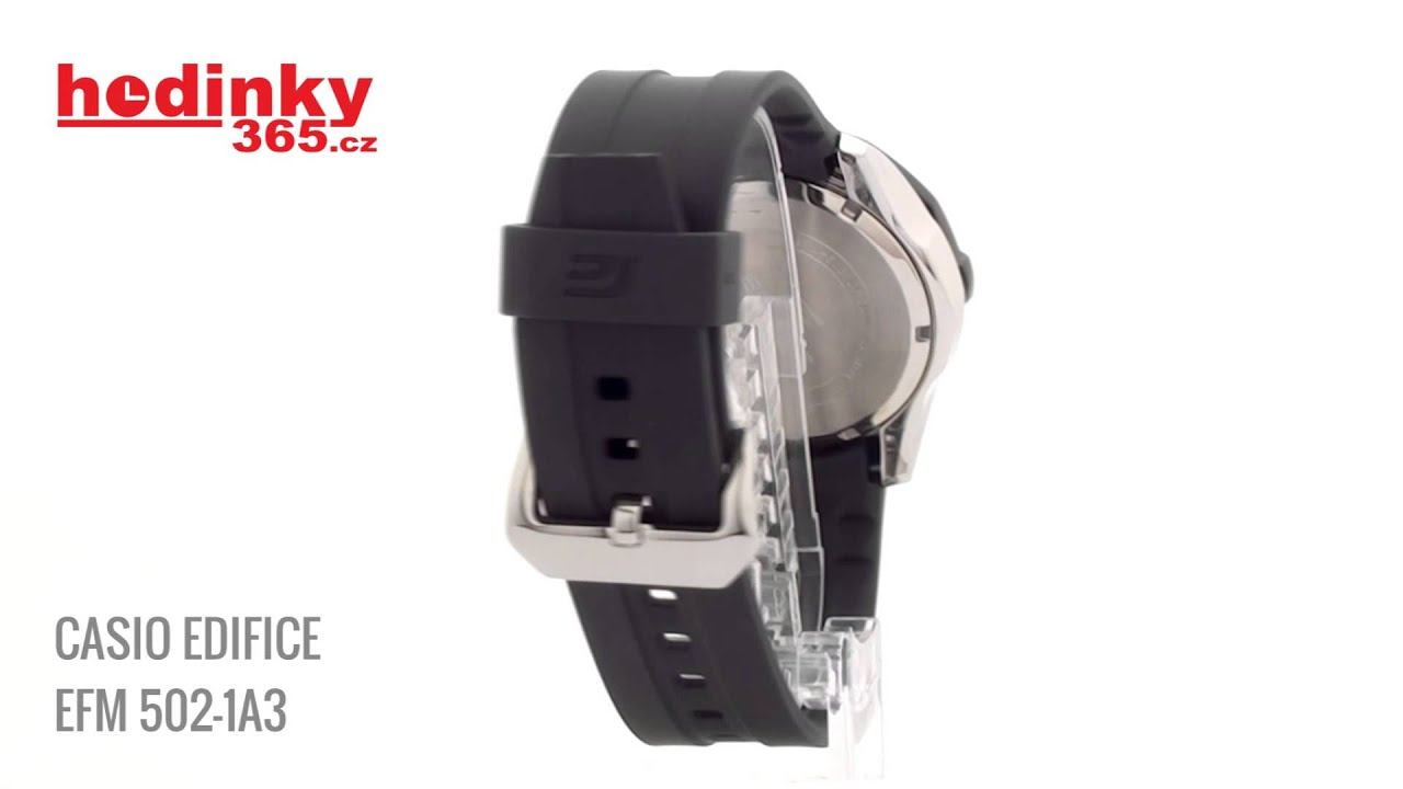 CASIO EDIFICE EFM 502 1A3 смотреть онлайн