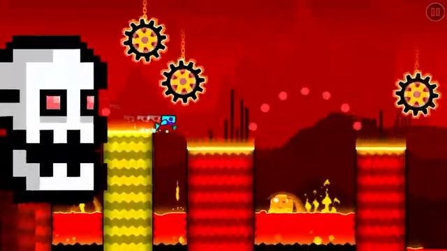 Проходим первый уровень в Geometry dash смотреть онлайн