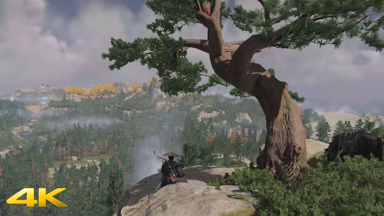 [4K HDR] Ghost of Tsushima [Live Wallpaper] [In-Game Music] смотреть онлайн