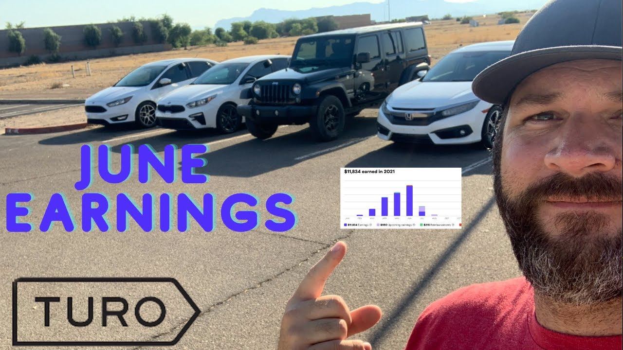 CAN YOU MAKE MONEY WITH TURO??? JUNE EARNINGS смотреть онлайн