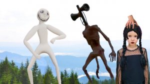 Сиреноголовый против Человека за окном и Уэнздей