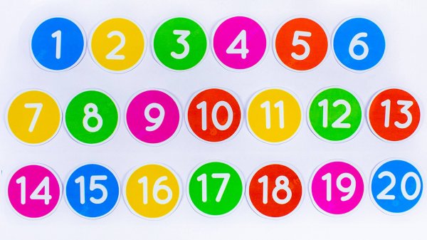 Числа от 1 до 20 для Детей! Клеим Яркие Наклейки и Учимся Считать до 20!