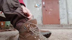 Ботинки Фарадей 1085 тактик. Тест в гололёд.