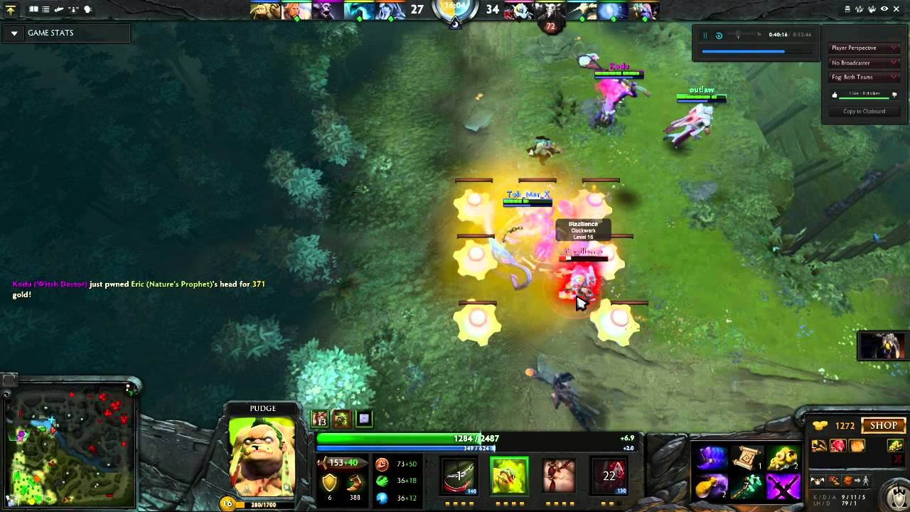Pudge, Early Triple Kill смотреть онлайн