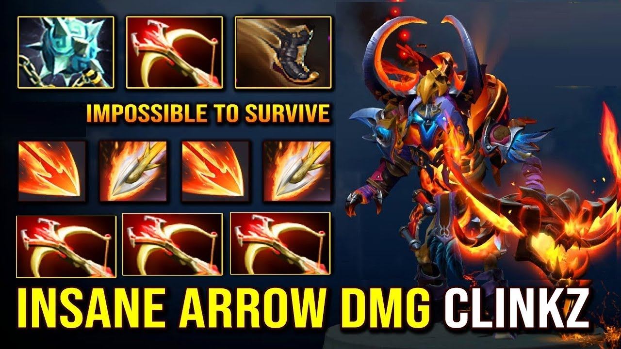 Dota 2 - Ultra Damage Clinkz - Clinkz Gameplay - Super Damage смотреть онлайн