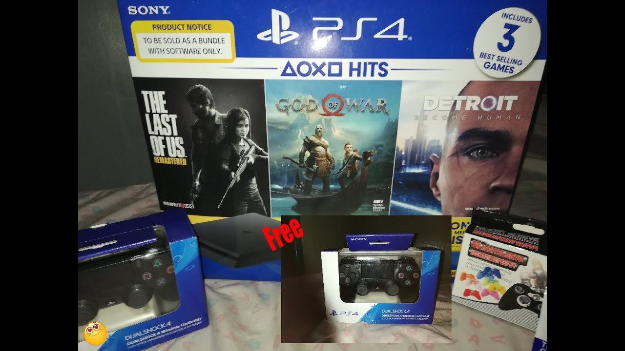 PLAYSTATION 4 Slim 1tb (PS4) days of play hits 5 bundle Unboxing смотреть онлайн