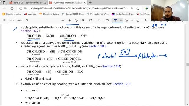 Cambridge AS Chemistry : Chapter 16 : Halogenoalkanes : Lecture 3 смотреть онлайн