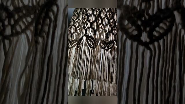 светильник макраме ручной работы