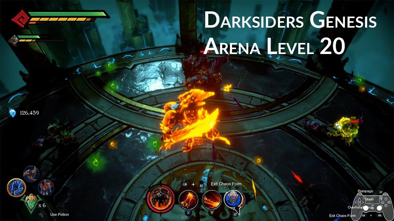 Darksiders Genesis - Arena Level 20 - Coop - War смотреть онлайн