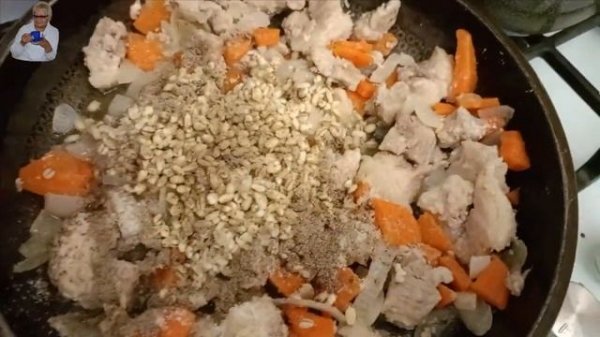 Белорусский картофельный суп с перловкой!