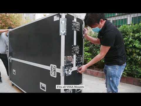 Samsung Display QB98T-B 98'' Motorized Case Pro Riser Electric Lift Flight Case смотреть онлайн