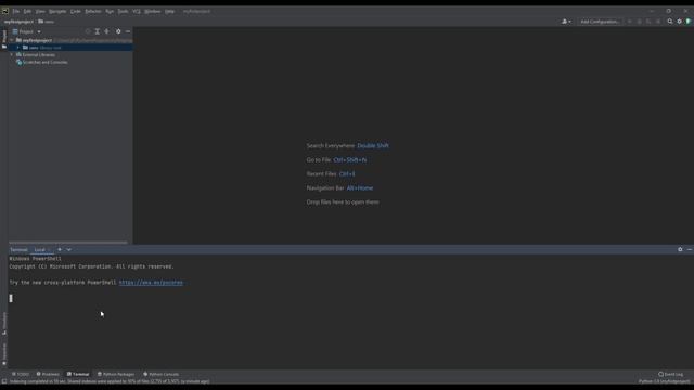 Create New Project in PyCharm смотреть онлайн