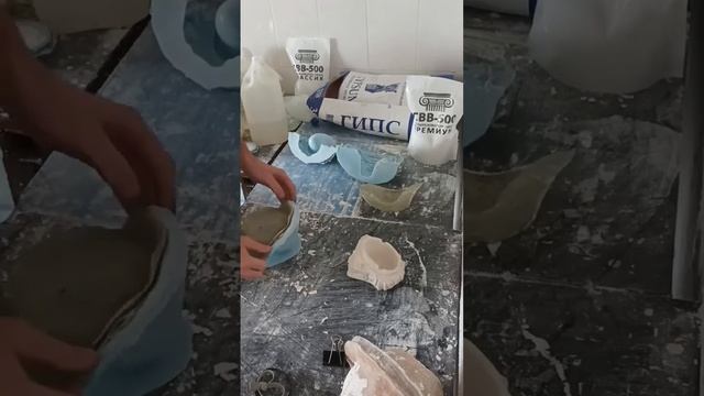 Форма для гипса. Пепельница - шкатулка череп пирата. смотреть онлайн