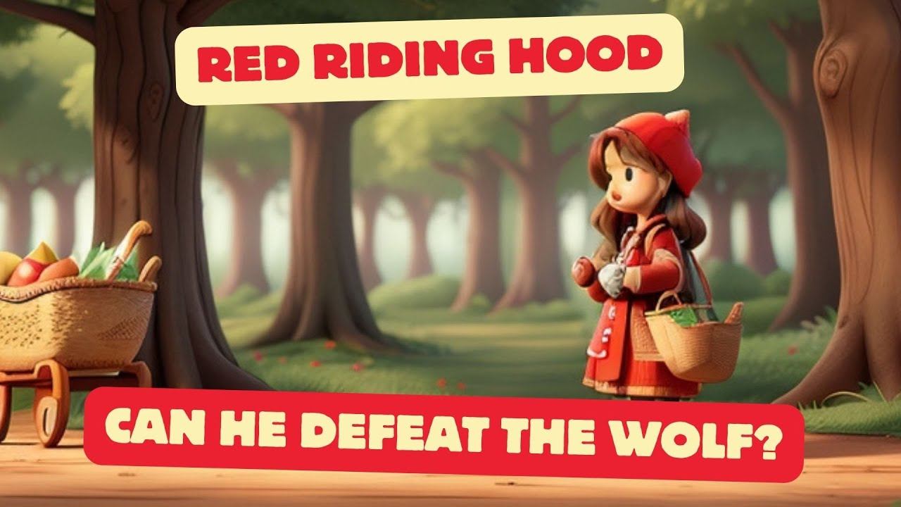Little Red Riding Hood Tale - HOW WILL SHE OUTSMART THE WOLF THIS TIME? - Children's Tale смотреть онлайн