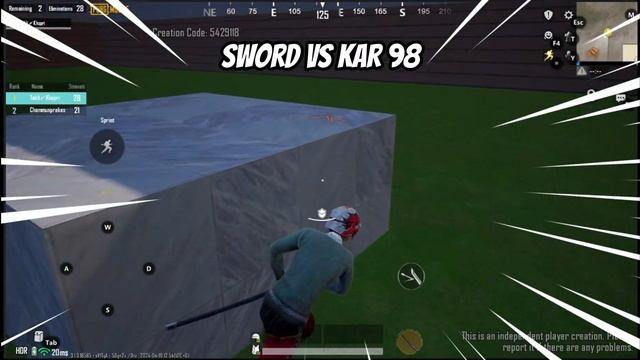 Sword Vs Kar 98 PUBG MOBILE COMPI+CLASSIC GAMEPLAY/EMULATOR/GAMELOOP/4K смотреть онлайн