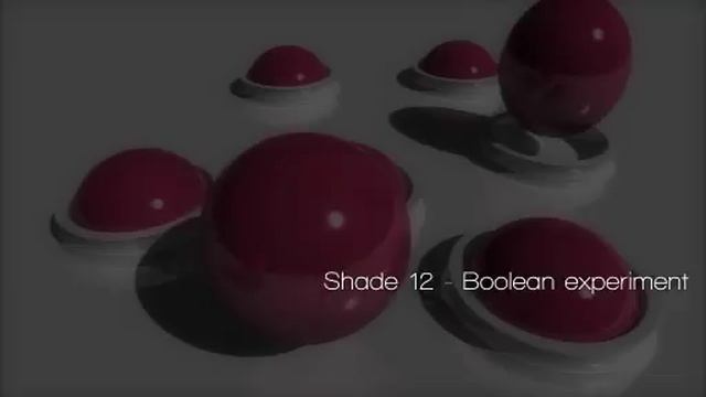 Shade 3D 12 - Boolean Experiment смотреть онлайн