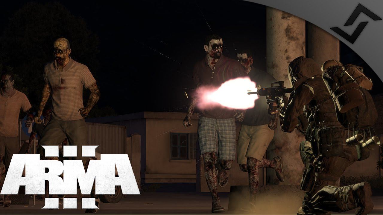 Night Airfield Assault on Looters- ARMA 3 - Zombies and Demons Mod - Episode 4/4 смотреть онлайн