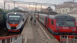 Электропоезд ЭД4М-0500«РЭКС» №7064«Москва(Курский Вокзал)-Крутое».