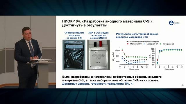 «Разработка альтернативных ЛИА и «пост-литиевых» технологий в компании РЭНЕРА» смотреть онлайн