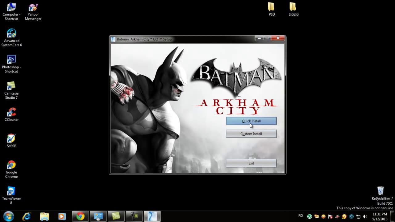 Install Batman Arkham City Game of the Year Edition SKIDROW смотреть онлайн
