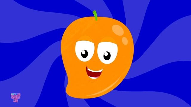 Ten Little Fruits Kindergarten Rhyme for Kids Learning by Crayons смотреть онлайн