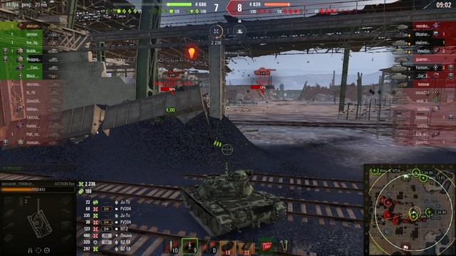 Мир танков,бой на мастера,танк ASTON Rex. смотреть онлайн