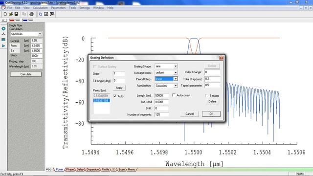 Optiwave.com - Optical Grating Design