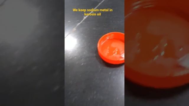 keep sodium metal in kerosin oil because it reacts with air and water смотреть онлайн