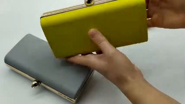 Кожаные клатчи (фламинго/лимонный/серый) смотреть онлайн