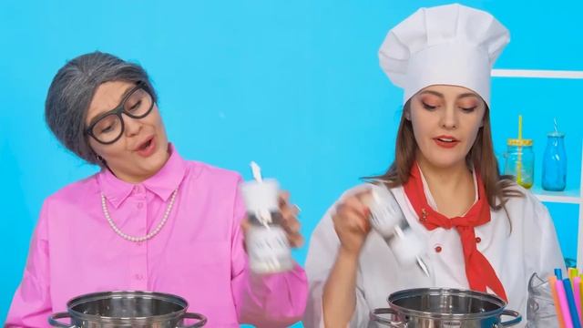 100 Slojeva Hrane Izazov | Smešni Rat U Kuhinji RaPaPa Challenge