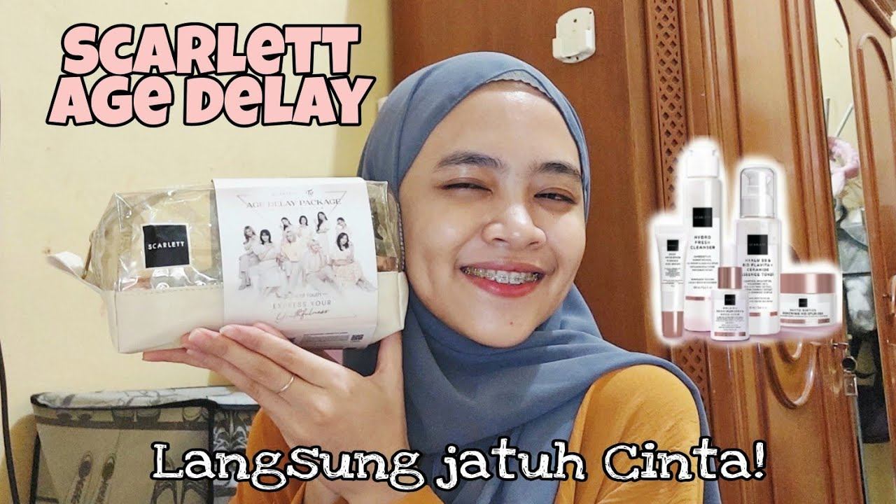 REVIEW SCARLETT WHITENING AGE DELAY PACKAGE + Urutan pakai | Untuk Usia Berapa?! смотреть онлайн