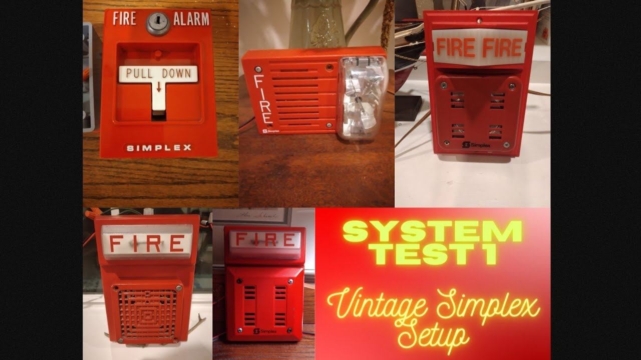 System Test 1 - Vintage Simplex Setup (Happy National Fire Alarm Day of 2023) смотреть онлайн