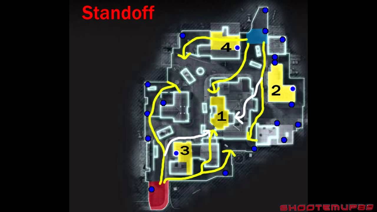 Black Ops 2 Spawns and Strategies- Standoff (Hardpoint Spawns) смотреть онлайн