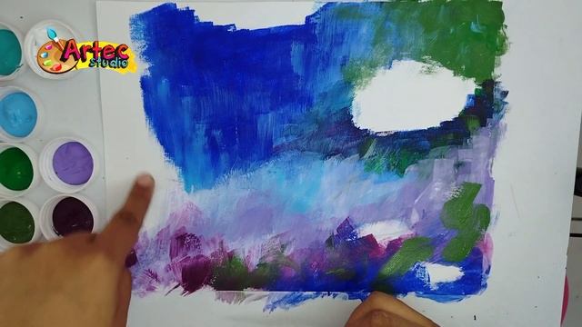 Pintura nenúfares de Monet - Vídeo tutorial by Artec Studio смотреть онлайн