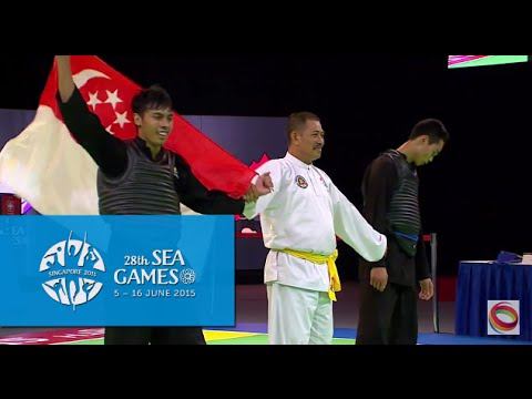 Pencak Silat Tanding Men's Class F Final SIN vs VIE (Day 9) | 28th SEA Games Singapore 2015 смотреть онлайн