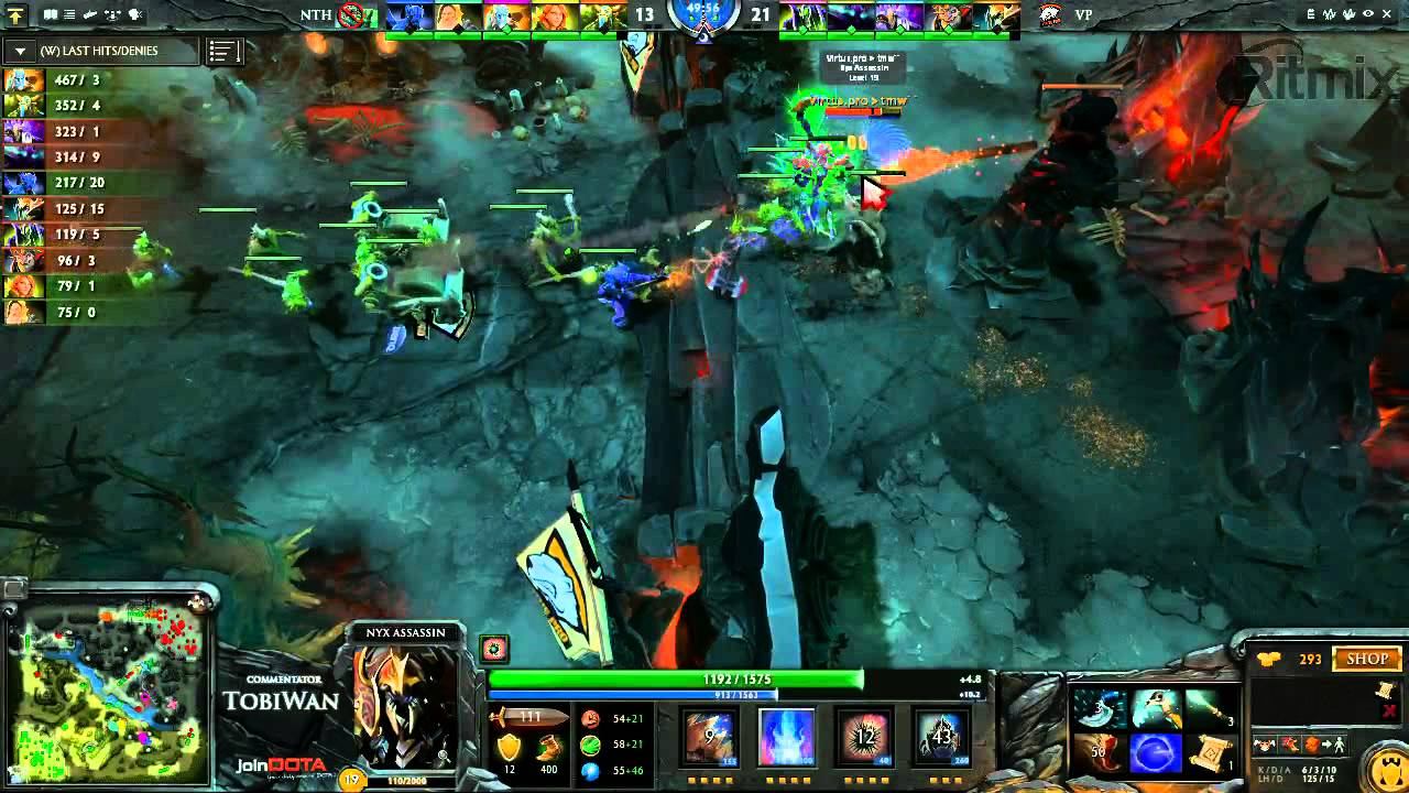 No Tidehunter vs Virtus Pro Game 1 - Russian DOTA2 League - TobiWan смотреть онлайн