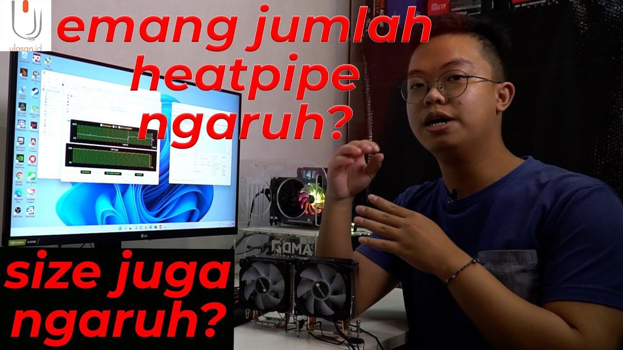 Jumlah Heatpipe dan size ngaruh? || testing cpu cooler смотреть онлайн