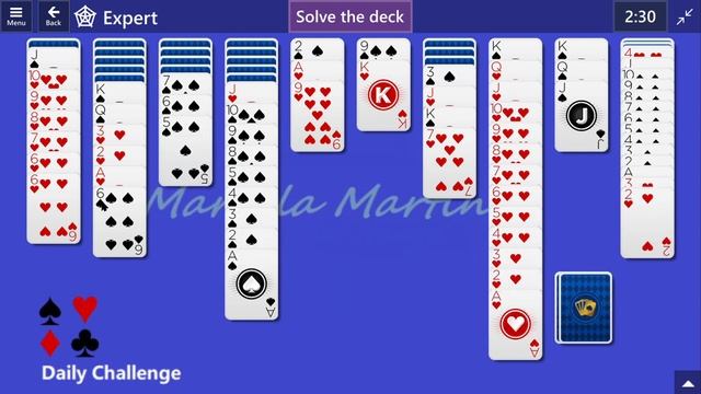 Microsoft Solitaire Collection | Spider Expert | March 25, 2023 | Daily Challenges смотреть онлайн