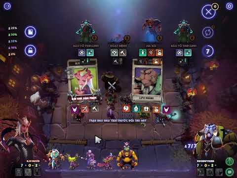 DOTA Underlords for Beginners - Knockout Mode -TOP 1 full 5 POISON with DRAGON Alliance! смотреть онлайн