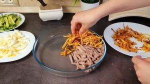 Вкусный салат Козёл в огороде