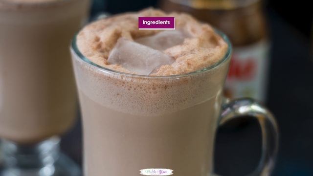Nutella Iced Coffee Recipe (Café Style Coffee) смотреть онлайн