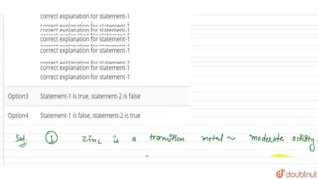 Statement-1: Zinc hydroxide dissolves in excess of `NaOH` solution to evolve dihydrogen gas. смотреть онлайн