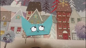 Котик оригами. Поделки для детей из бумаги своими руками. Игрушка на палец