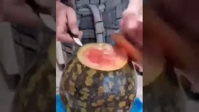 Соленый арбуз 🍉#сочный#мошный# смотреть онлайн