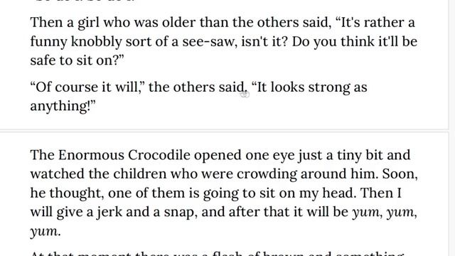 The Enormous Crocodile Chapter 4 смотреть онлайн