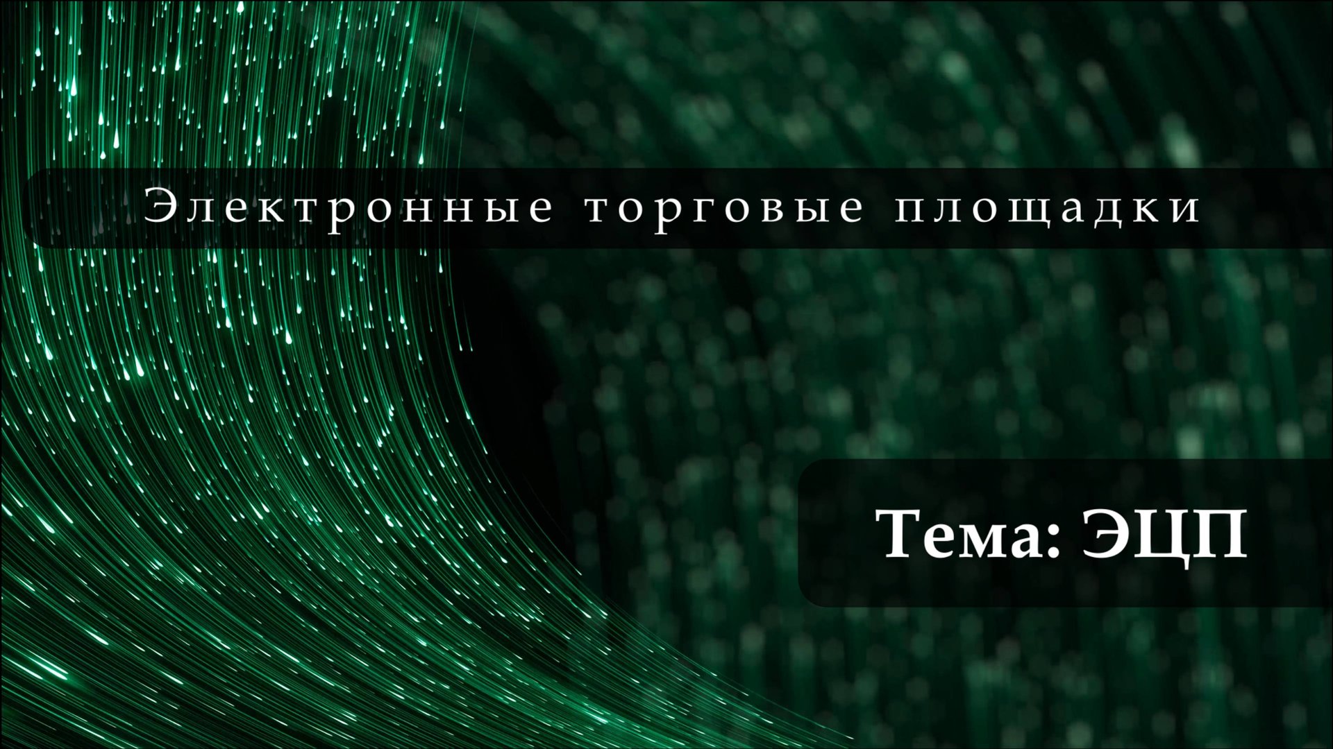 ЭЦП - электронная цифровая подпись