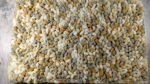 Вяжем коврик из Ализе Пуффи Alize puffy