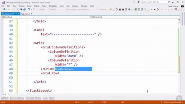 Plurlsight.Building.Your.First.Mobile.Application.with.Xamarin.Forms Part1