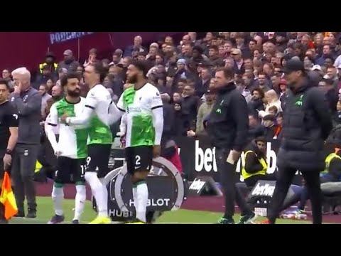 🔴 Jurgen Klopp and Mo Salah, arguing with each other on the touchline. 😱😱 смотреть онлайн