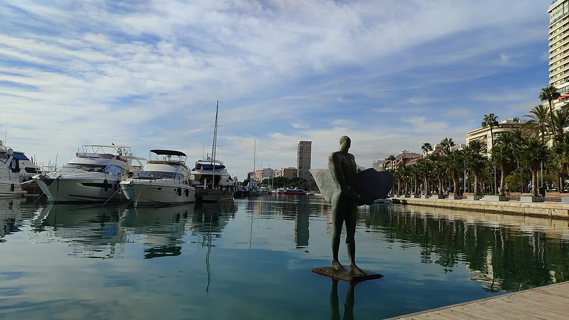 Yacht Bay Sea 2024 11 Spain 2 — Бухта яхт Море Испания Аликанте